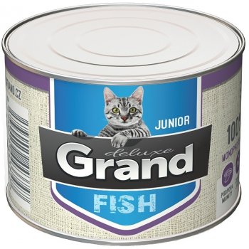 Grand deluxe Cat Junior 100% rybí 180 g