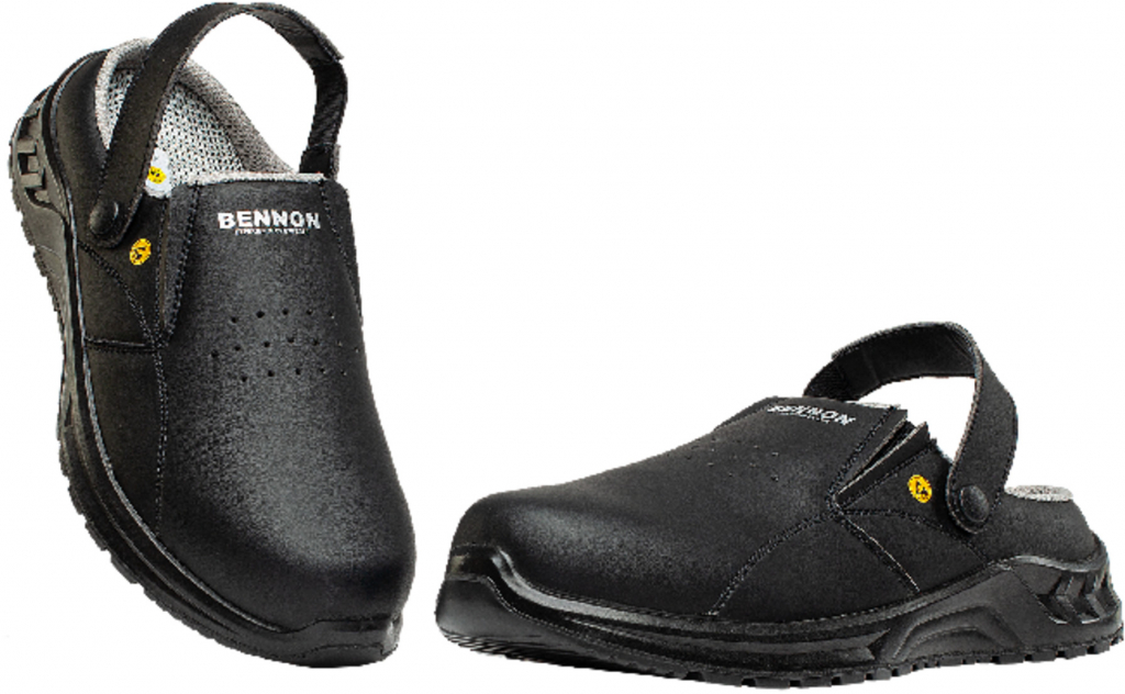 Bennon BLACK SLIPPER OB ESD nazouvák černý