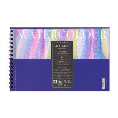 Fabriano Watercolour 300 g 32x41cm cold pressed blok pro akvarel – Hledejceny.cz