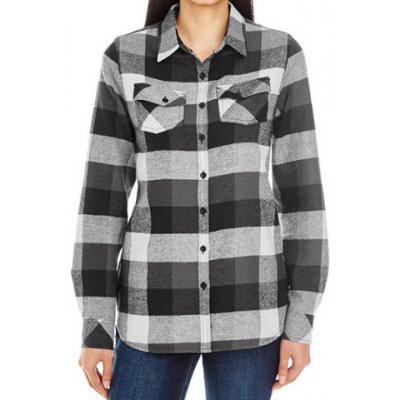 Burnside flanelová BU5210 Black Check – Hledejceny.cz