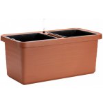 Plastia Samozavlažovací truhlík Berberis Duo 78x39x35 cm terakota – Zboží Mobilmania