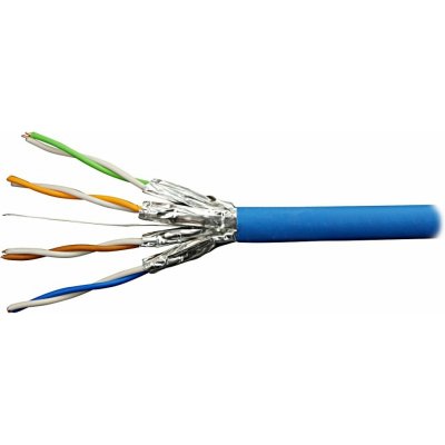 Schrack HSKP423HA5 F/FTP Cat.6a 500 MHz 4x2xAWG23, LS0H, Dca, 500m, modrý – Zboží Živě