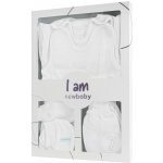 New Baby 7-dílná kojenecká soupravička do porodnice I AM bílá – Zboží Dáma