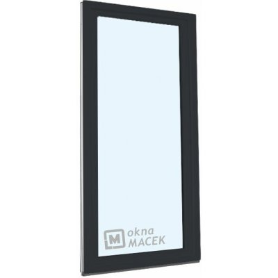 KÖMMERLING balkonové dveře 70 AD OS levé antracit/bílá 80 x 200 cm jednostranná klika + madýlko + PVC rám – Hledejceny.cz