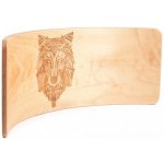 Utukutu Houpací prkno gravírované gravír vlk – Sleviste.cz