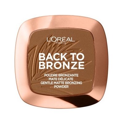 L'Oréal Paris Woke Up Like This Back to Bronze Gentle Matte Bronzing Powder 02 Sunkiss Bronzer 9 g – Zboží Dáma