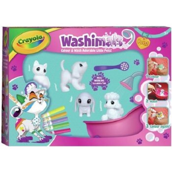 Albi Crayola zvířátka Washimals Box