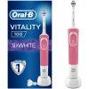 Elektrický zubní kartáček Oral-B Vitality 100 3D White Pink