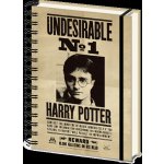 CurePink 3D proměňovací A5 blok-zápisník Harry Potter: Sirius & Harry 14,8 x 21 cm kroužková vazba SR72657 – Zboží Živě