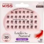 KISS Look So Natural trsové nalepovací řasy s uzlíkem Lavish 30 ks – Sleviste.cz