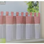 Hotová záclona GERSTER kanafas červený 50x150 cm 50 x 150 cm – Hledejceny.cz