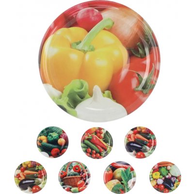 Víčko na zavařovací sklenici 66 mm mix – Hledejceny.cz