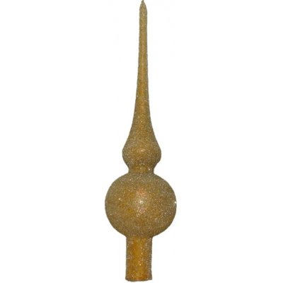 ORNEX Špice skleněná zlatá posyp 280 mm – Hledejceny.cz