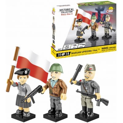 COBI 2057 3 figurky s doplňky Varšavské povstání, 35 k – Hledejceny.cz