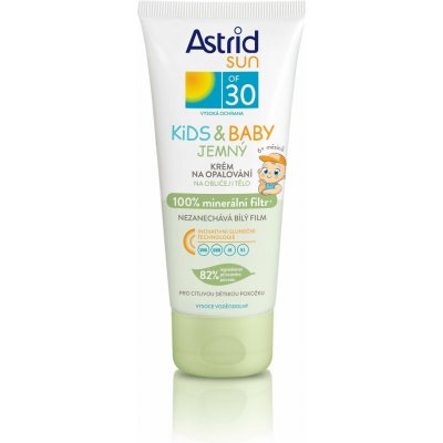 Astrid Sun Kids & Baby jemný krém na opalování SPF30 100 ml – Zboží Dáma