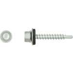RAWLPLUG Šroub samovrtný OD do dřeva ""farmářský šroub"" + ocelová podl. - zinek bílý Varianta: 4,8 x 35 mm – Hledejceny.cz