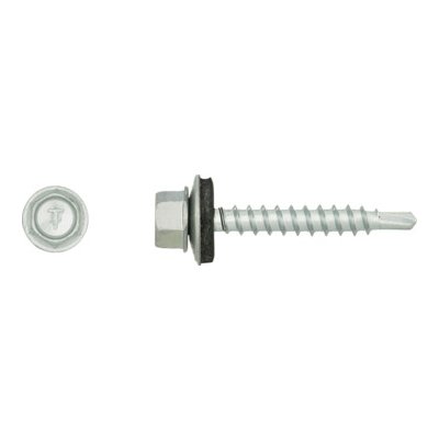 RAWLPLUG Šroub samovrtný OD do dřeva ""farmářský šroub"" + ocelová podl. - zinek bílý Varianta: 4,8 x 35 mm – Hledejceny.cz