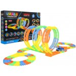 RKToys Svítící autodráha VARIABLE Speed Track 162 dílů se smyčkami – Zboží Dáma