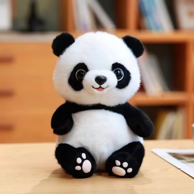 Plush Usměvavá panda 25 cm – Sleviste.cz