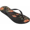 Dámské žabky a pantofle Havaianas dámské žabky Slim Floral černé