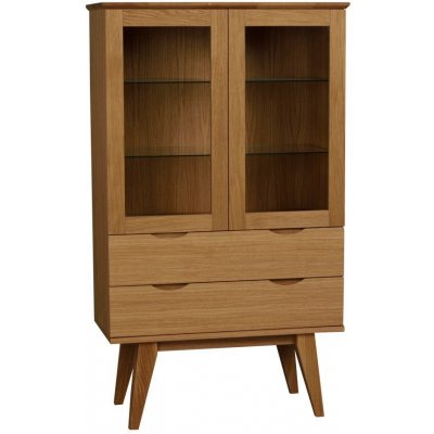 Dubová vitrína ROWICO FILIPPA 140 x 81 cm – Hledejceny.cz