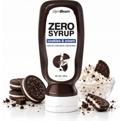 GymBeam ZERO SIRUP Cookies & Cream 320 ml – Hledejceny.cz