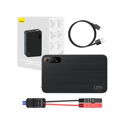 Baseus Jump startér do auta Black Super Energy Pro+ 1200A | Zboží Auto