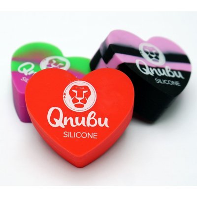 Qnubu Silicone Rosin heart XL silikonové pouzdro 18 ml – Zboží Dáma