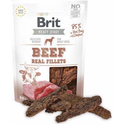 Brit Jerky Beef Fillets 200 g – Zbozi.Blesk.cz