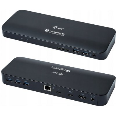 i-Tec Thunderbolt 3/USB-C Dual 4K Docking Station + USB-C to DisplayPort Cable (1,5 m) + Power Delivery 60W TB3HDMIDOCKPD – Zboží Živě i-Tec Thunderbolt 3/USB-C Dual 4K Docking Station + USB-C to DisplayPort Cable (1,5 m) + Power Delivery 60W TB3HDMIDOCKPD – Zboží Živě