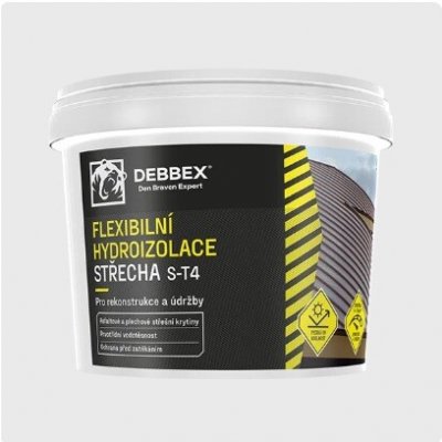Flexibilní hydroizolace STŘECHA S-T4 – vodotěsný nátěr na střechu – Zboží Mobilmania