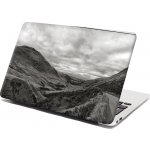 Sablio Samolepka na notebook Černobílé údolí - 29x20 cm – Zboží Živě