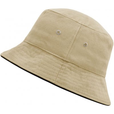 Bavlněný klobouk MB012 Khaki / černá – Sleviste.cz