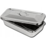 ZSZ Miska s víkem a držátkem 26×17×4,7 cm – nerezová a sterilizovatelná – Zboží Mobilmania