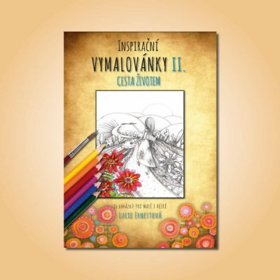 Inspirační vymalovánky Cesta k sobě lepená horní vazba A4 Lucie Ernestová – Zbozi.Blesk.cz