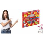 Amos Barvy na sklo sada 10 barev 10,5 ml + 12 sklíček ZVÍŘATA 6418 – Zboží Dáma