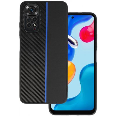 Pouzdro Tel Protect Carbon Xiaomi Redmi Note 11 černé – Zboží Mobilmania