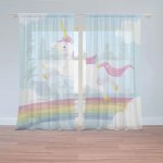 Záclony Jednorožec: 2 ks - 150x250 cm - Sablio – Hledejceny.cz