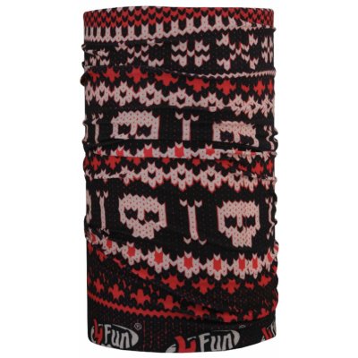 4Fun Skull red letní multifunkční šátek standard – Zbozi.Blesk.cz