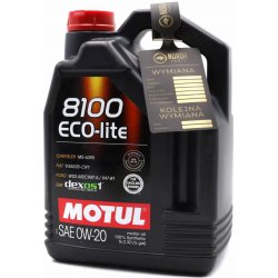 Motul 8100 Eco-lite 0W-20 5 l