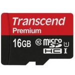 Transcend microSDHC 16 GB UHS-I TS16GUSDCU1 – Zboží Mobilmania