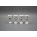 Bohemia Porcelán 1987 Kalíšek na vejce Rokoko Husy ML – Zboží Dáma