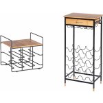 WENKO Loft Regál na víno se zásuvkou, 16 láhví – Zboží Dáma