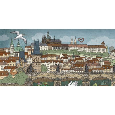 Pohlednice Praha - panoráma 2 – Zboží Mobilmania