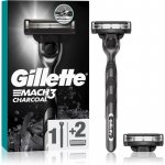 Gillette Mach3 Charcoal + 2 ks hlavic – Zboží Dáma Gillette Mach3 Charcoal + 2 ks hlavic – Zboží Dáma