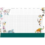 Leitz podložka na stůl Cosy modrá 80x40cm neklouzavý – Sleviste.cz