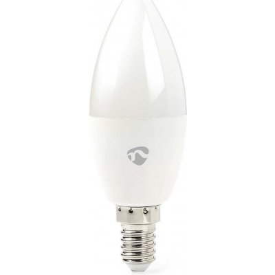 Nedis Wi-Fi Smart Bulb E14 4,9W LED žárovka , svíčka, pro chytrý dům, E14, 4,9W, 230V, 470lm, teplá až studená bílá, stmívatelná WIFILRW10E14 – Zboží Mobilmania