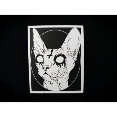 Samolepka - Darkness Cat – Zboží Živě