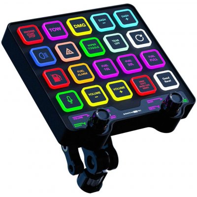 BavarianSimTec ControlCenter - Button Box s USB Hubem a MagicArm – Hledejceny.cz