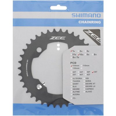 SHIMANO Převodník 38z. M640 ZEE černý 104mm – Hledejceny.cz